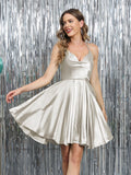 Mirelle ivory alternate front view 2 homecoming dress