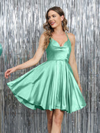 Mirelle pool blue alternate front view 3 homecoming dress