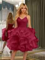 Odelia burgundy alternate front view 2 homecoming dress