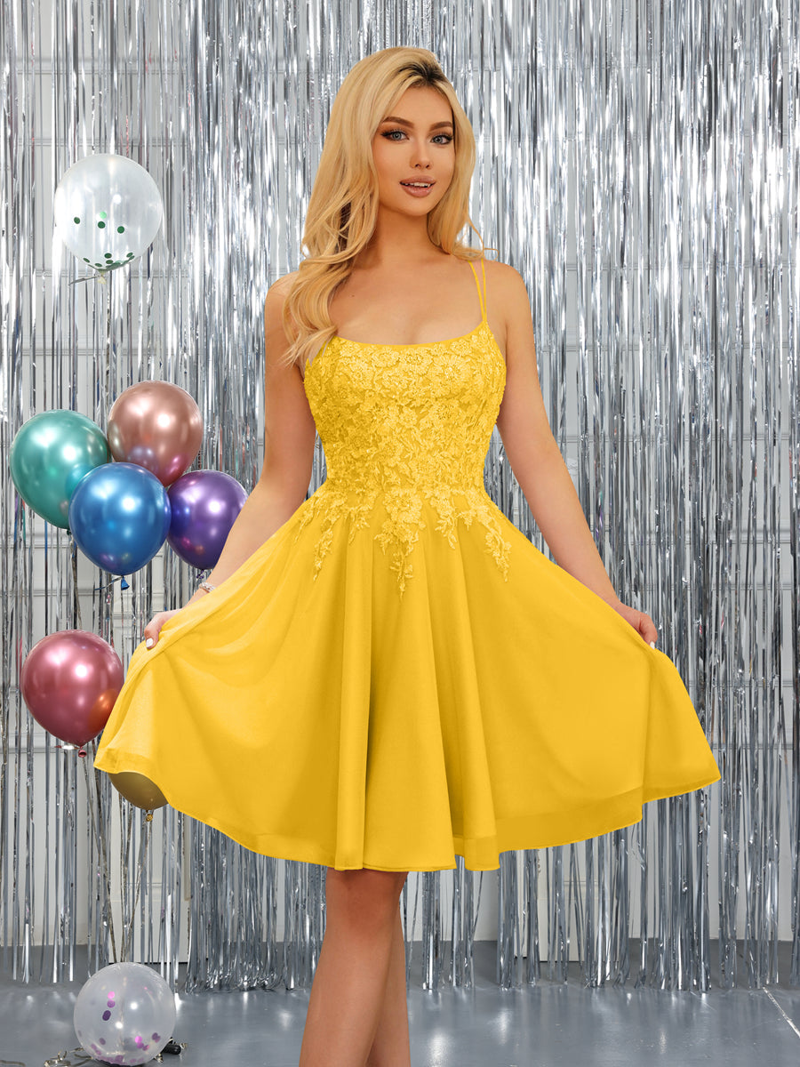 Nerissa gold alternate front view 2 homecoming dress