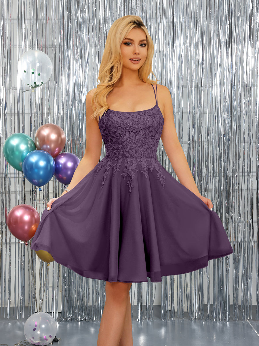 Nerissa plum alternate front view 2 homecoming dress