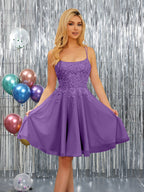 Nerissa regency front view homecoming dress