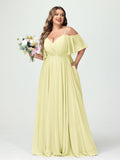 Ysolde Daffodil front view bridesmaid dress