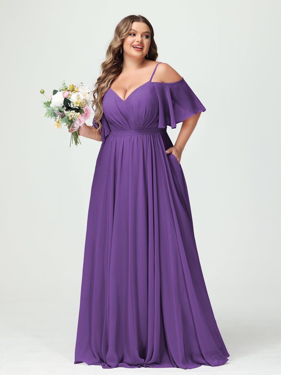 Ysolde Regency front view bridesmaid dress