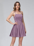 Marielle wisteria front view homecoming dress