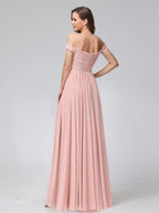 Kerensa Blush back view bridesmaid dress