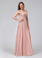Kerensa Blush side view bridesmaid dress