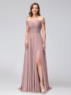 Kerensa Dusty Rose back view bridesmaid dress