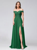 Kerensa Emerald front view bridesmaid dress