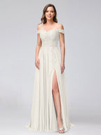 Kerensa Ivory back view bridesmaid dress