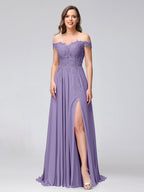 Kerensa Lilac back view bridesmaid dress