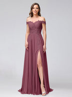 Kerensa Plum front view bridesmaid dress