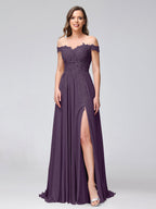Kerensa Plum back view bridesmaid dress