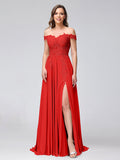 Kerensa Red front view bridesmaid dress