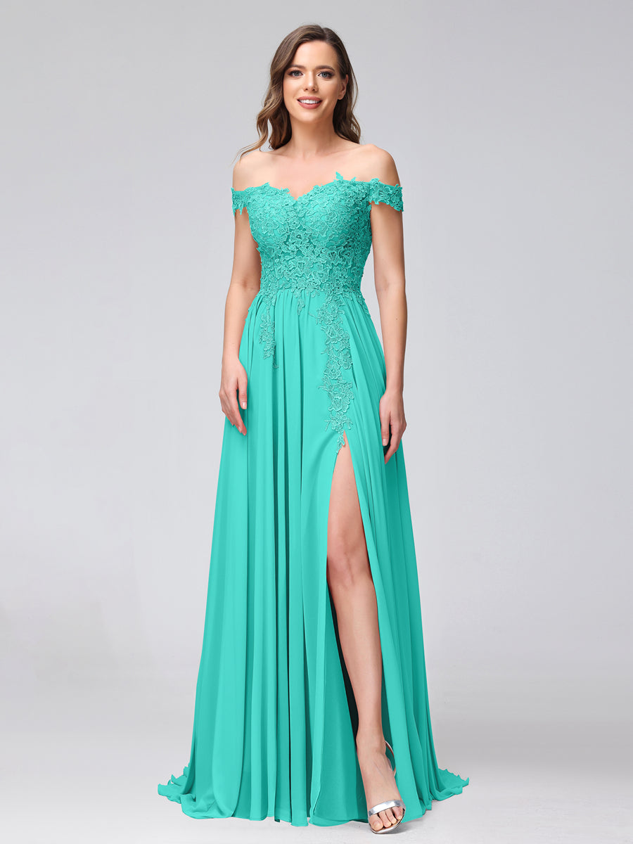 Kerensa Turquoise back view bridesmaid dress