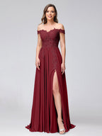 Kerensa Burgundy back view bridesmaid dress