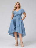 Delyth Turquoise front view wedding guest dress