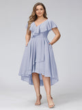 Delyth Lavender front view wedding guest dress