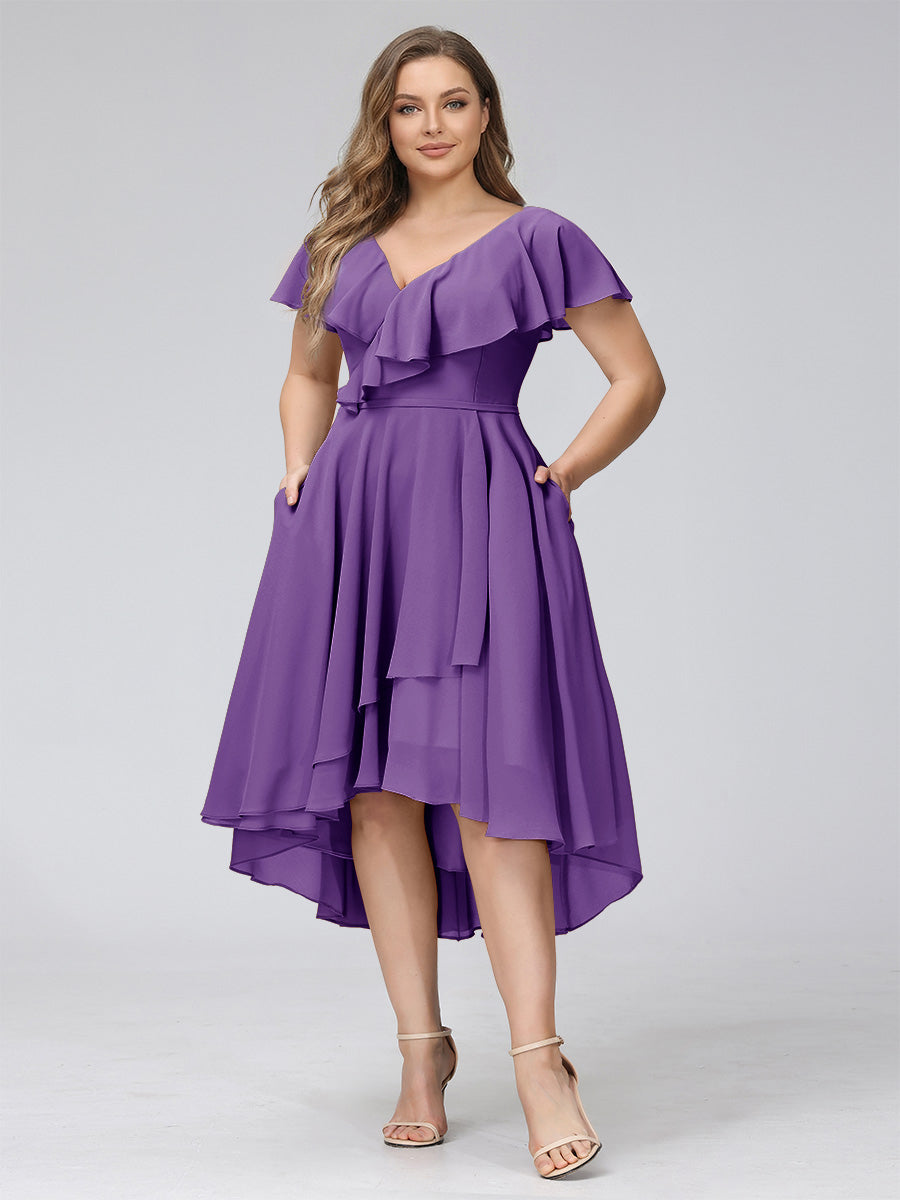 Delyth Regency front view wedding guest dress