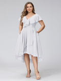Delyth White front view wedding guest dress