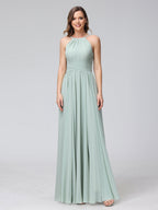 Lisette Sage Green side view bridesmaid dress