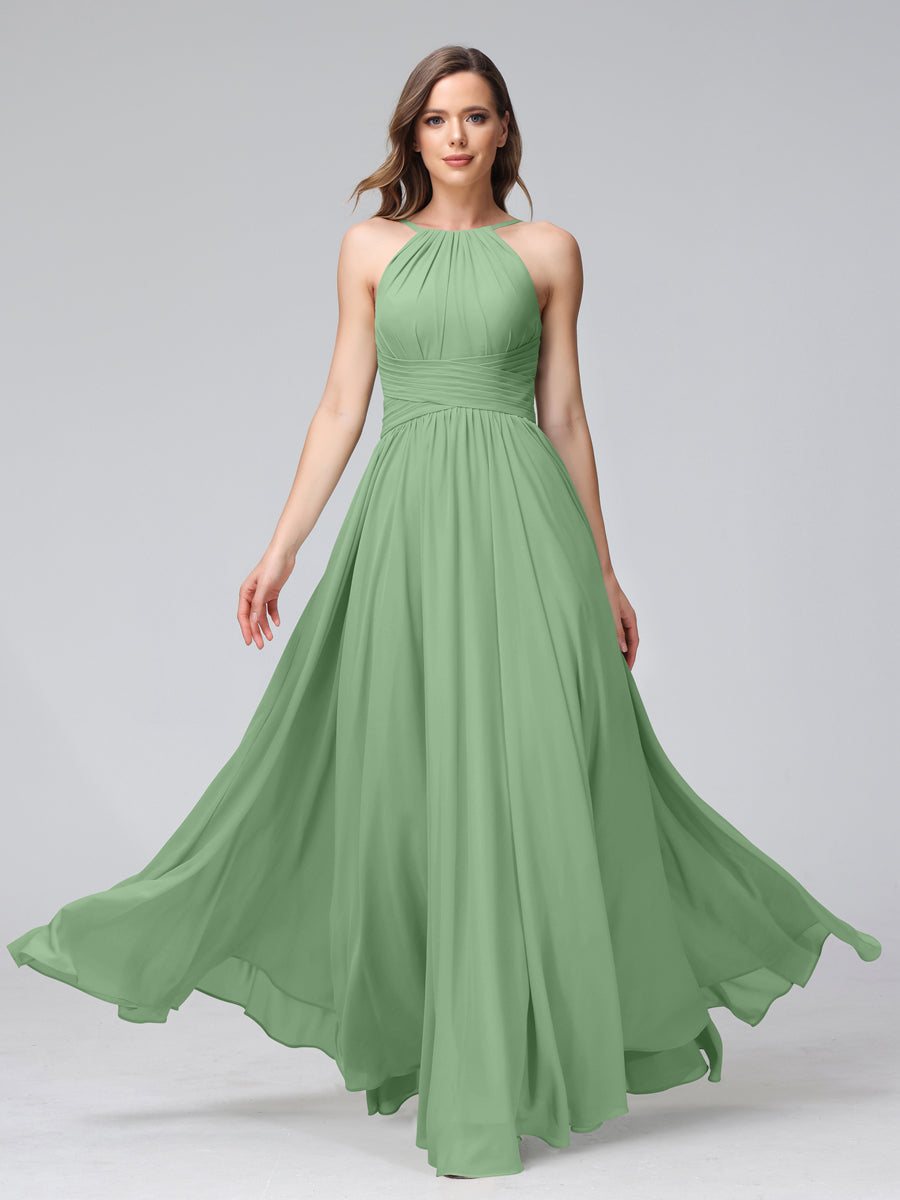 Lisette Sage Green detail view 8 bridesmaid dress