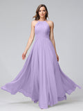 Lisette Lilac front view bridesmaid dress