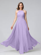 Lisette Lilac front view bridesmaid dress