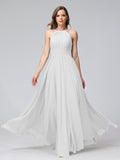 Lisette Ivory front view bridesmaid dress
