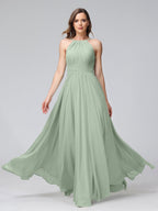Lisette Sage Green detail view 7 bridesmaid dress