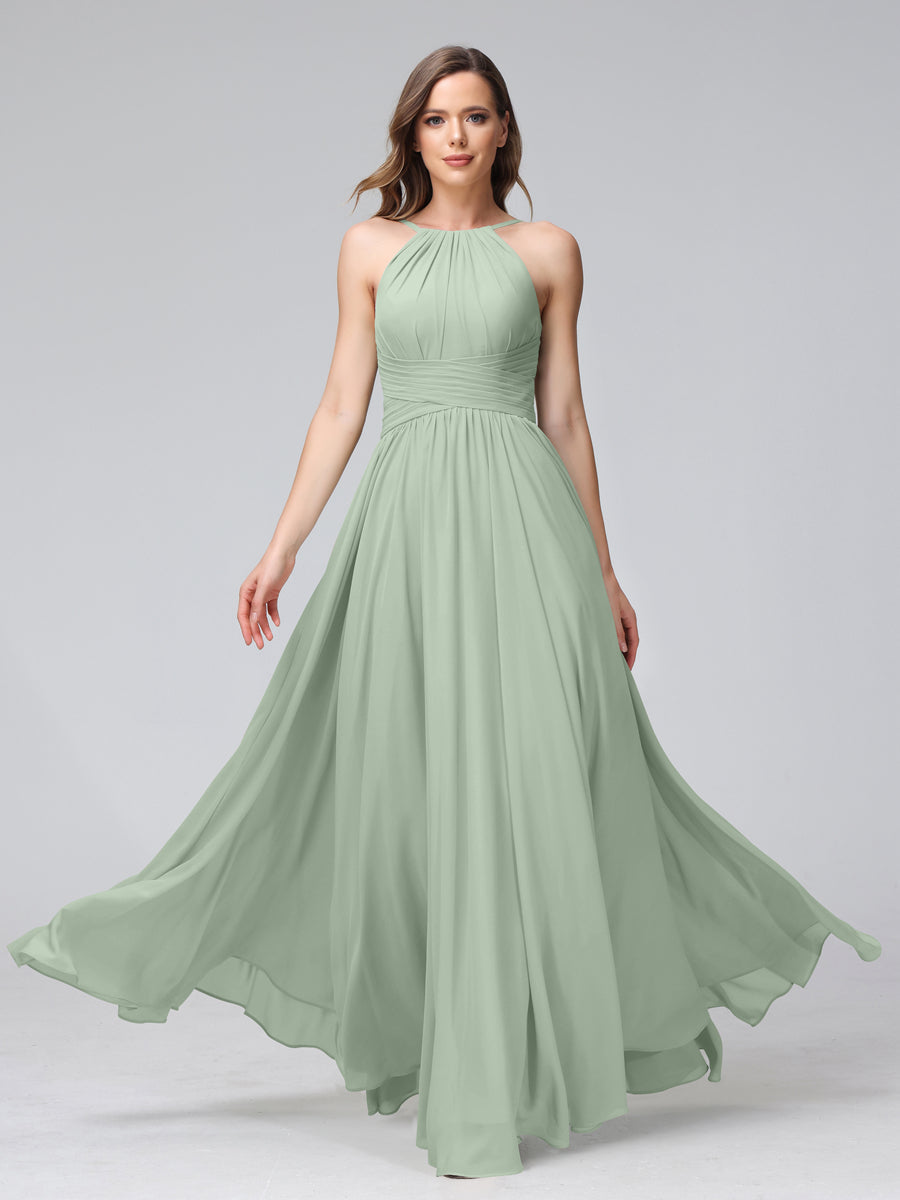 Lisette Sage Green detail view 7 bridesmaid dress