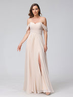 Yvette Pearl Pink bodice detail bridesmaid dress