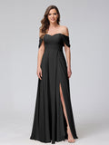 Yvette Black front view bridesmaid dress