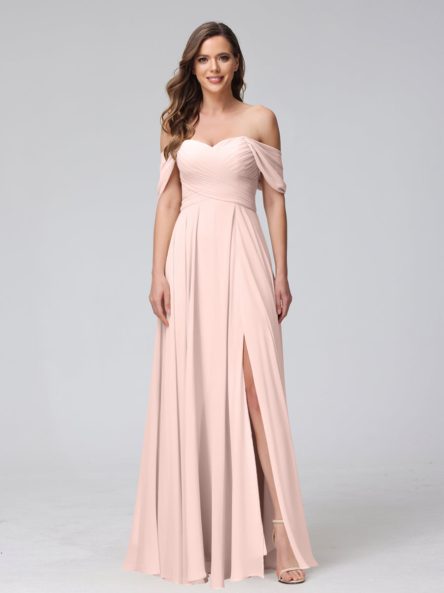 Yvette Pearl Pink detail view 8 bridesmaid dress