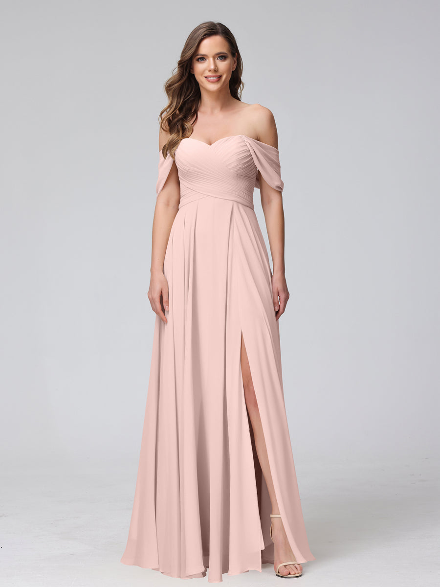 Yvette Pearl Pink detail view 7 bridesmaid dress