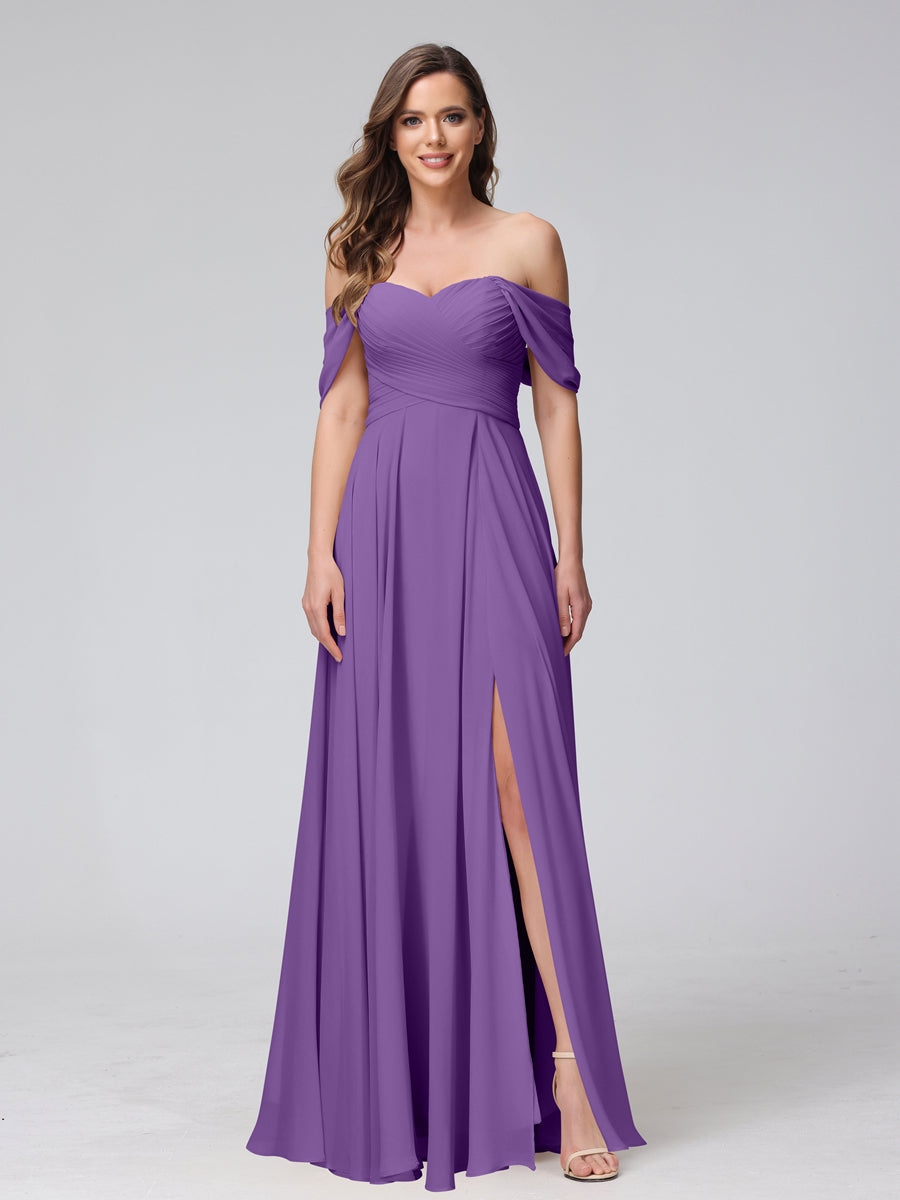 Yvette Regency front view bridesmaid dress