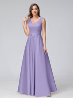 Renata Wisteria back view bridesmaid dress