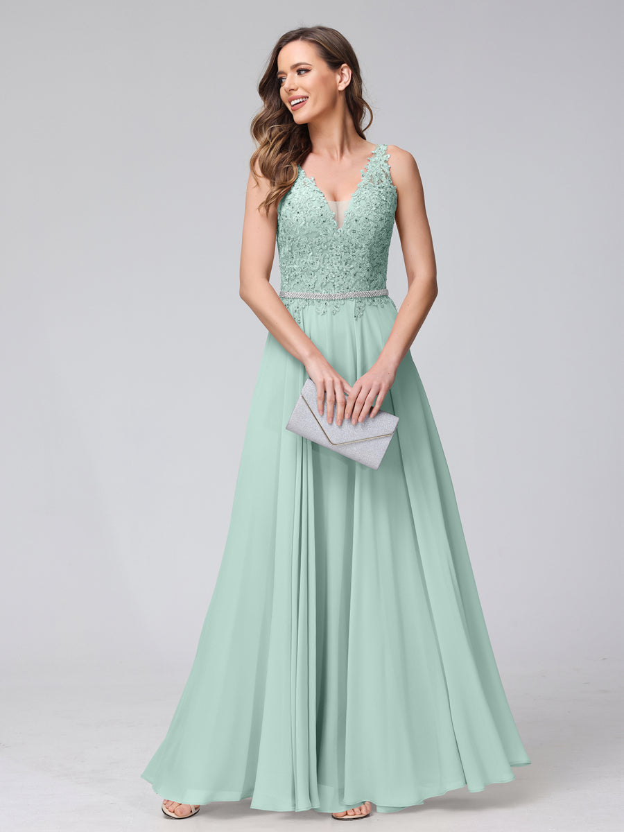 Brielle pool blue alternate front view 2 prom dress