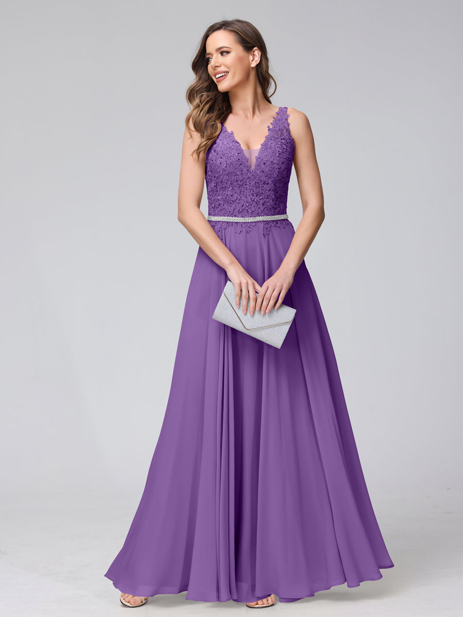 Brielle regency front view prom dress