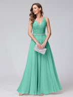 Brielle pool blue alternate front view 3 prom dress