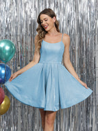 Tahlia sky blue alternate front view 2 homecoming dress