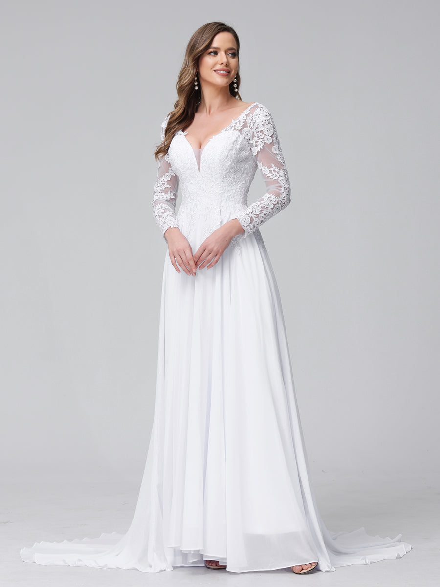 Delfina white alternate view wedding dress