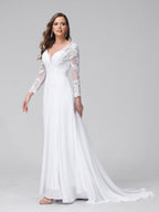 Delfina white bodice detail wedding dress