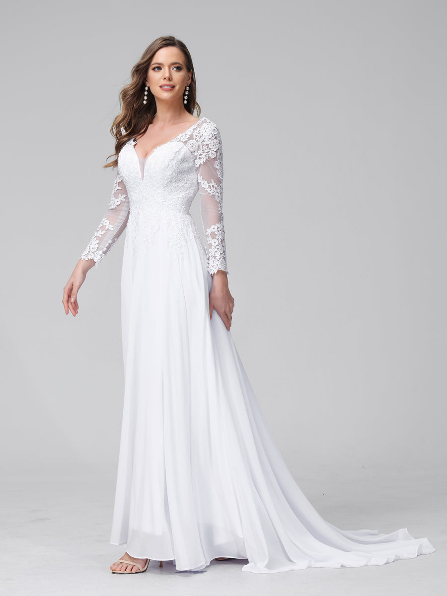 Delfina white bodice detail wedding dress