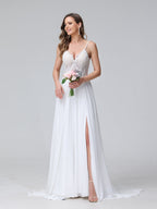 Fleurine white front view wedding dress
