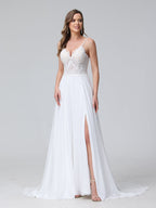 Fleurine white alternate view wedding dress
