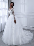 Blythe white front view wedding dress