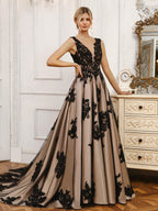 Cressida black bodice detail wedding dress