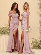 Zora Dusty Rose bodice detail bridesmaid dress