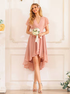 Asteria Dusty Rose detail view 7 wedding guest dress